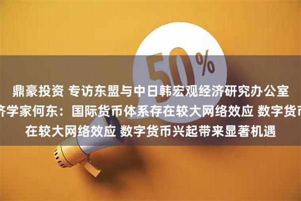 鼎豪投资 专访东盟与中日韩宏观经济研究办公室（AMRO）首席经济学家何东：国际货币体系存在较大网络效应 数字货币兴起带来显著机遇